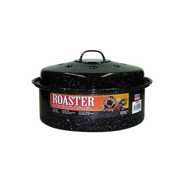 Granite Ware Graniteware Covered Round Roaster Pan 05176 Zoro